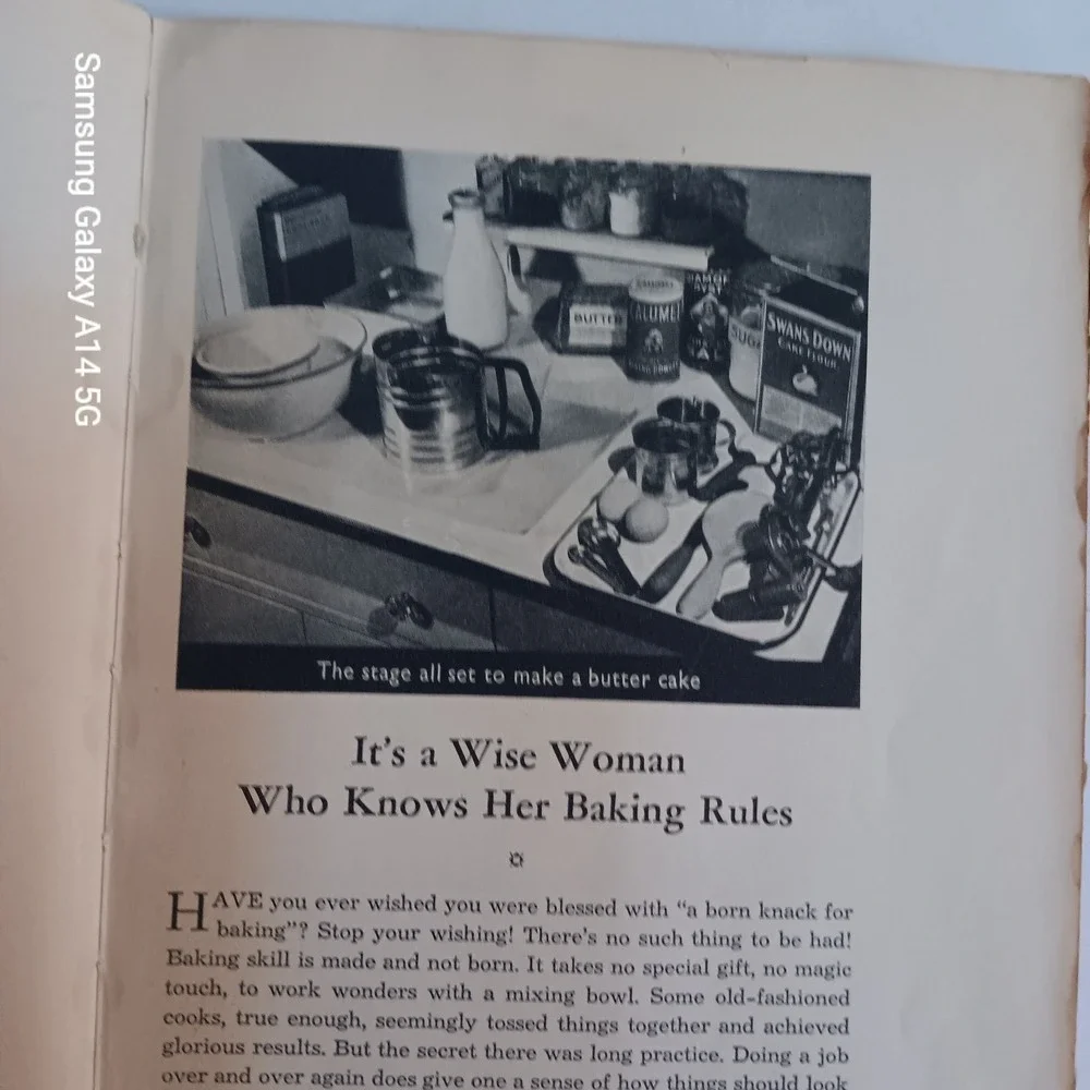 ALL ABOUT HOME BAKING Cookbook Vintage 1933 General Foods Depression Era